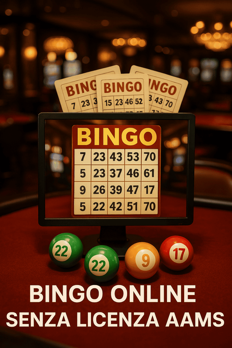 Bingo online senza licenza AAMS in casinò